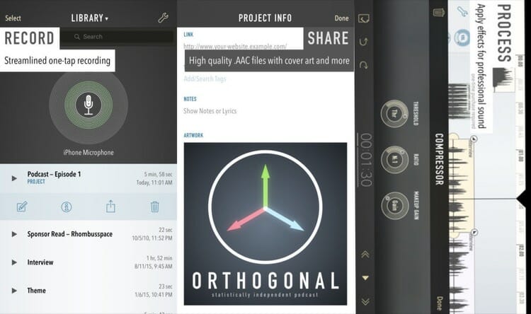 Ferrite Recording Studio iOS App