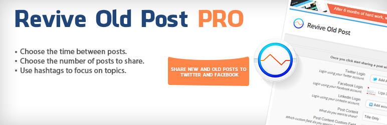 Revive Old Posts WordPress Plugin