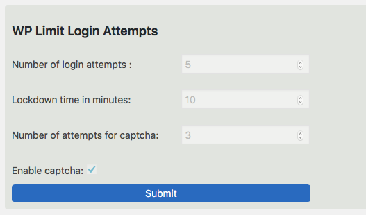 WP Limit Login Attempts