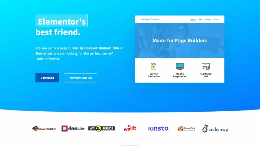 Page Builder Framework For WordPress