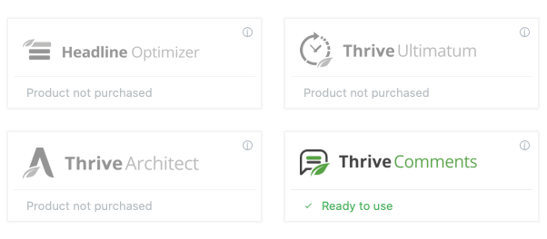 Available Product by Thrive Themes