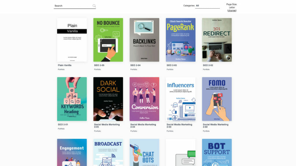 Designrr ebook creator book templates