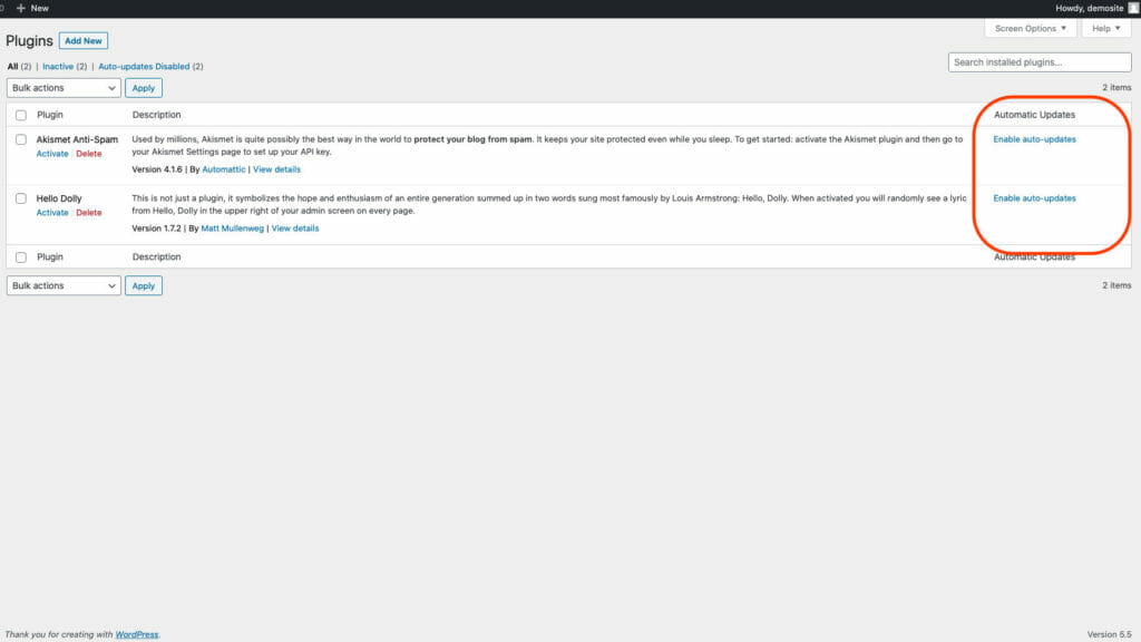 Auto Update For WordPress Plugins and Themes