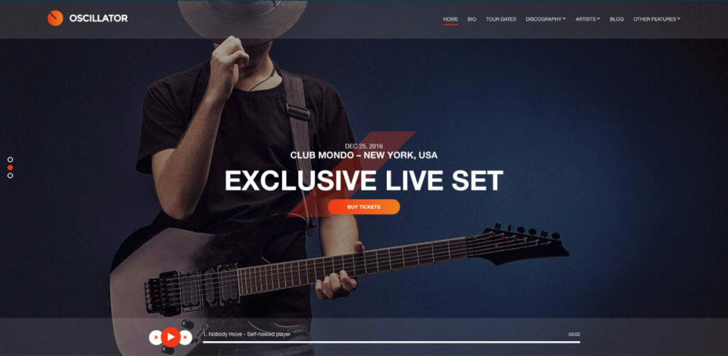 Oscillator WordPress Theme For Podcasters