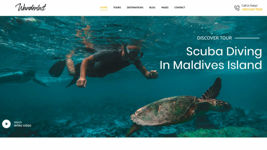 Wonderlust Travel Blog Theme For WordPress