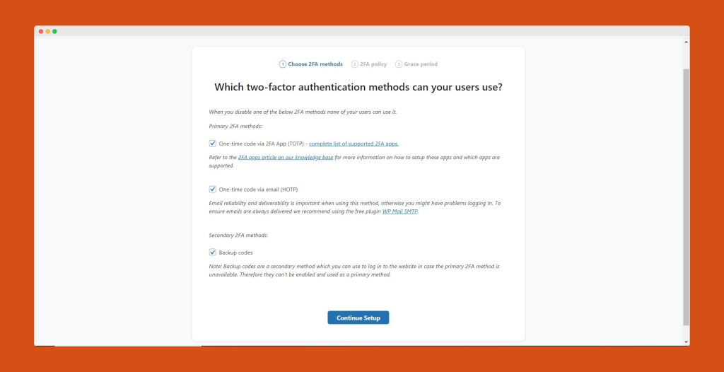 How to Setup Two-Factor Authentication in WordPress? 4 WP 2FA Setup Wizard to setup multi factor authentication