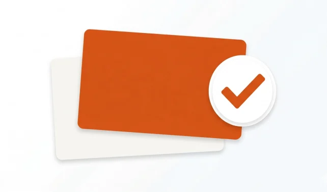 Accessible brand color palette shown as a passing text and background colour pair
